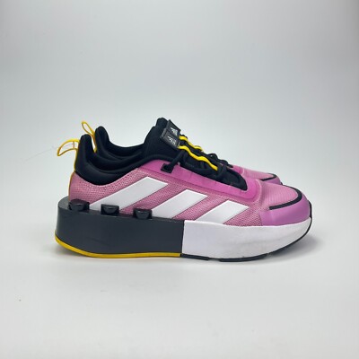 Adidas Lego x Tech Runner Big Kid Bliss Orchid Strap Shoes Youth Size 4