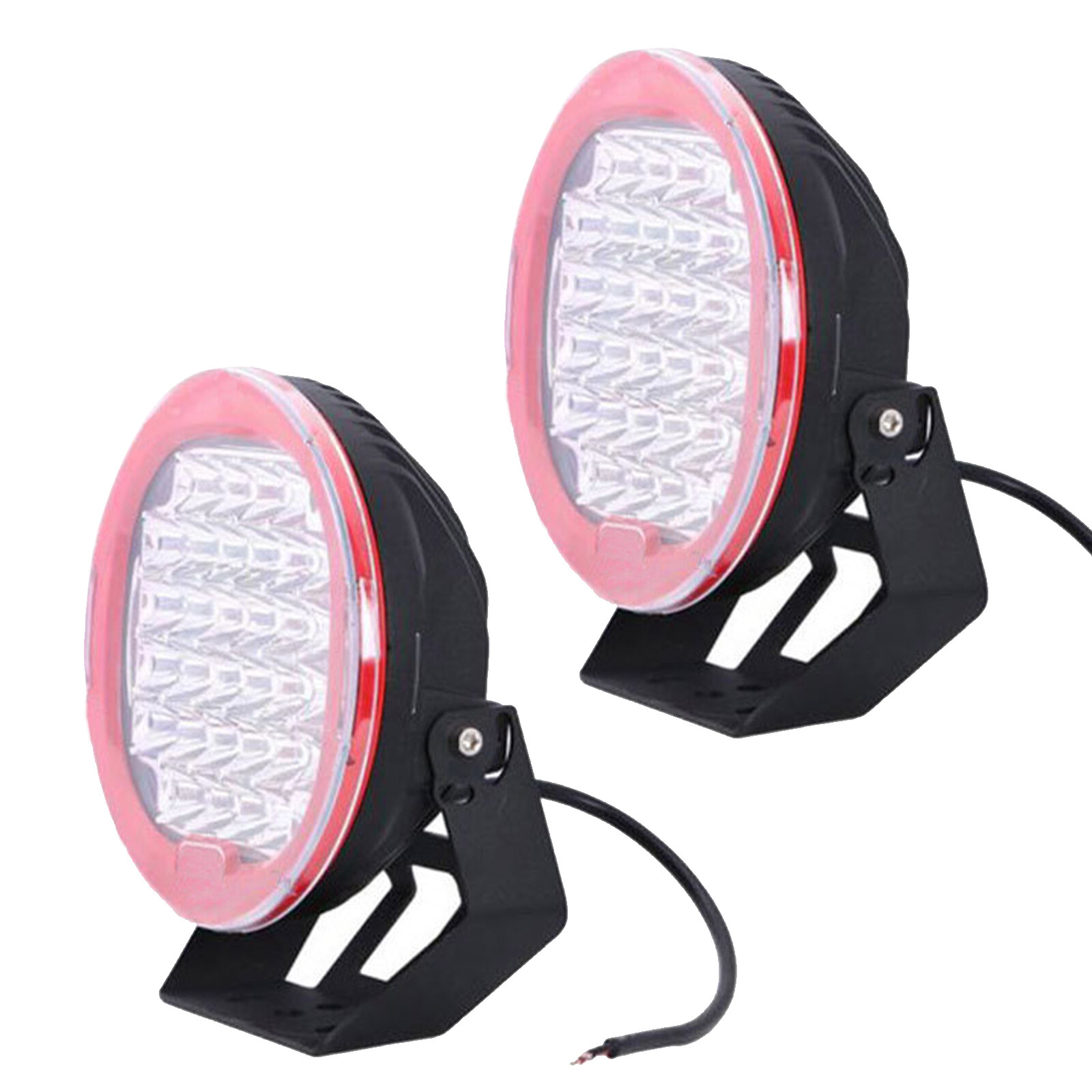 2Pack 22mm LED Headlight Roof Bracket Light Lamp For 1/8 1/10 RC Crawler Car V