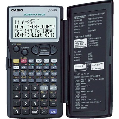 CASIO  FX-5800P Scientific Calculator 407 Functions 10-Digit Display