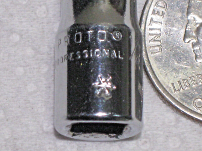 Stanley Proto J4708T Stecknuss, 1/4 Zoll Antrieb, 12-kant - Für Hartnäckige Verschraubungen, Chrom-Vanadium Stahl