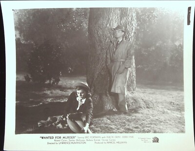 Wanted for Murder Lot of Six 8 x 10 Stills 1946 Eric Portman, Dulcie Gray, rare!