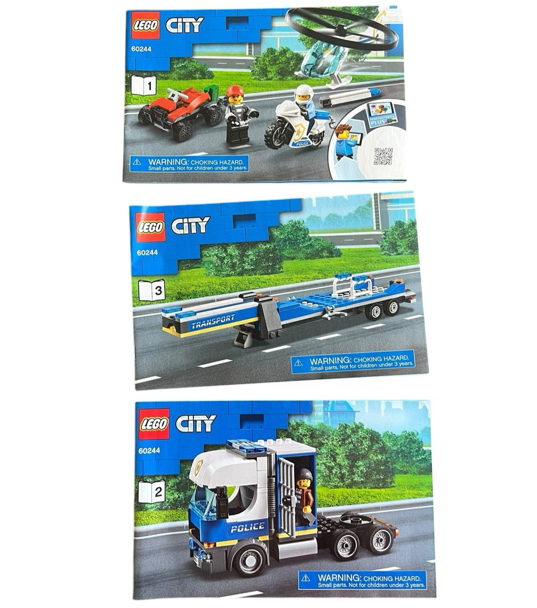 みちページ LEGO City 60244 City Police Helicopter Transport Set of 3