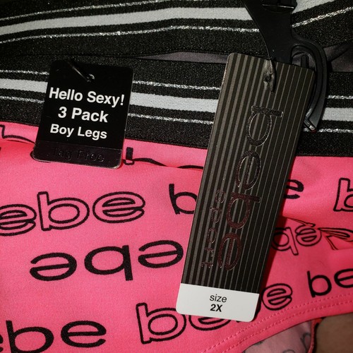 NWT Bebe Sport Bra and Underwear Bundle / Set Plus Size 2X - Picture 10 of 11