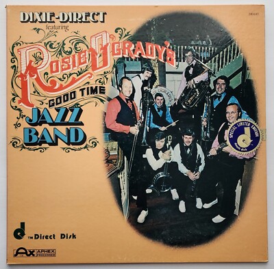 DIXIE-DIRECT FEATURING ROSIE O'GRADY'S GOOD TIME JAZZ BAND LP 1977 GATEFOLD