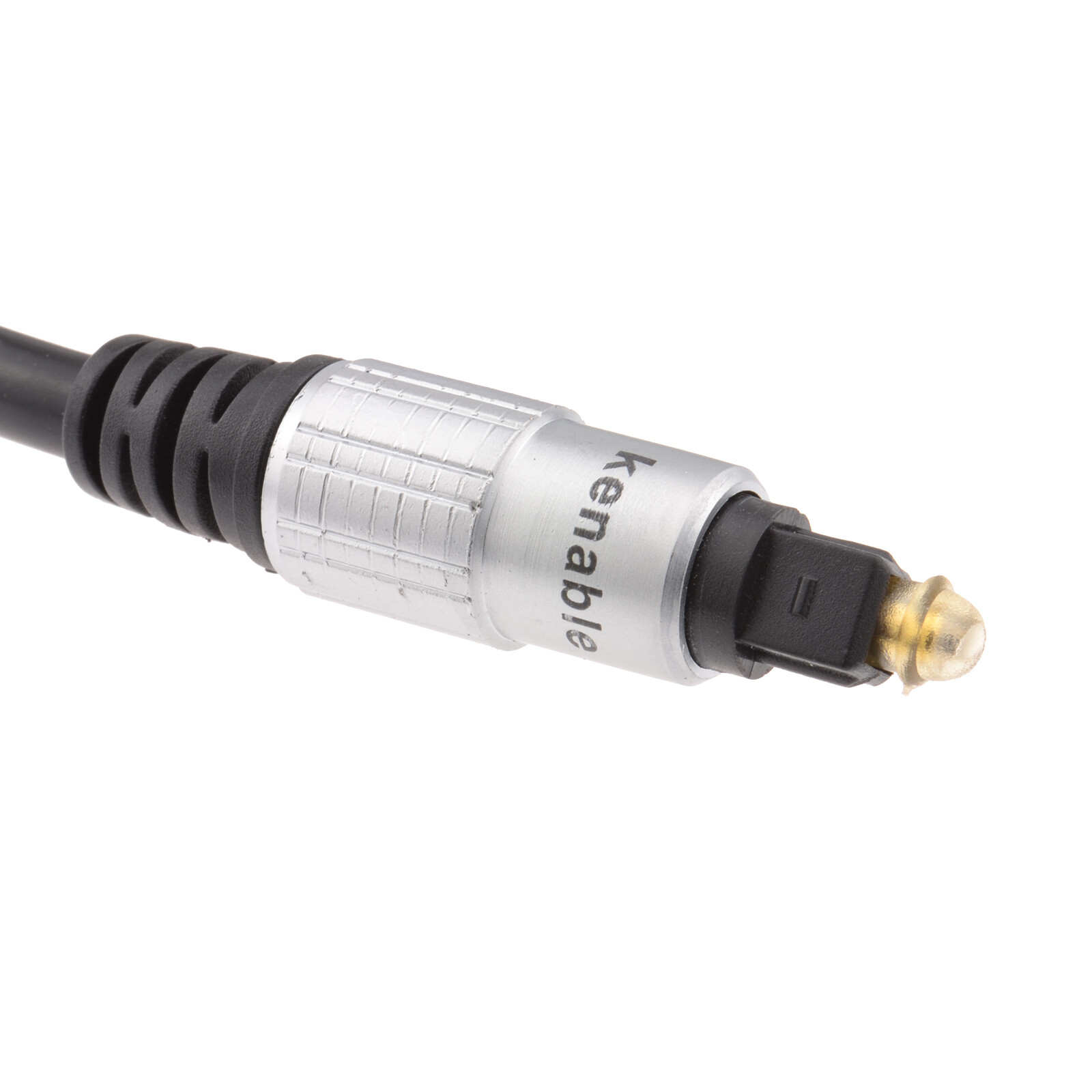 Câble Audio Optique Numérique TOSlink Pro Chrome - 3 Mètres, Diamètre 6 Mm, Pour Home Cinéma Et Audio Haute Qualité - 7