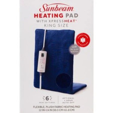 Sunbeam 722-810 King Size Heating Pad with UltraHeatTechnology 1 for sale  online | eBay