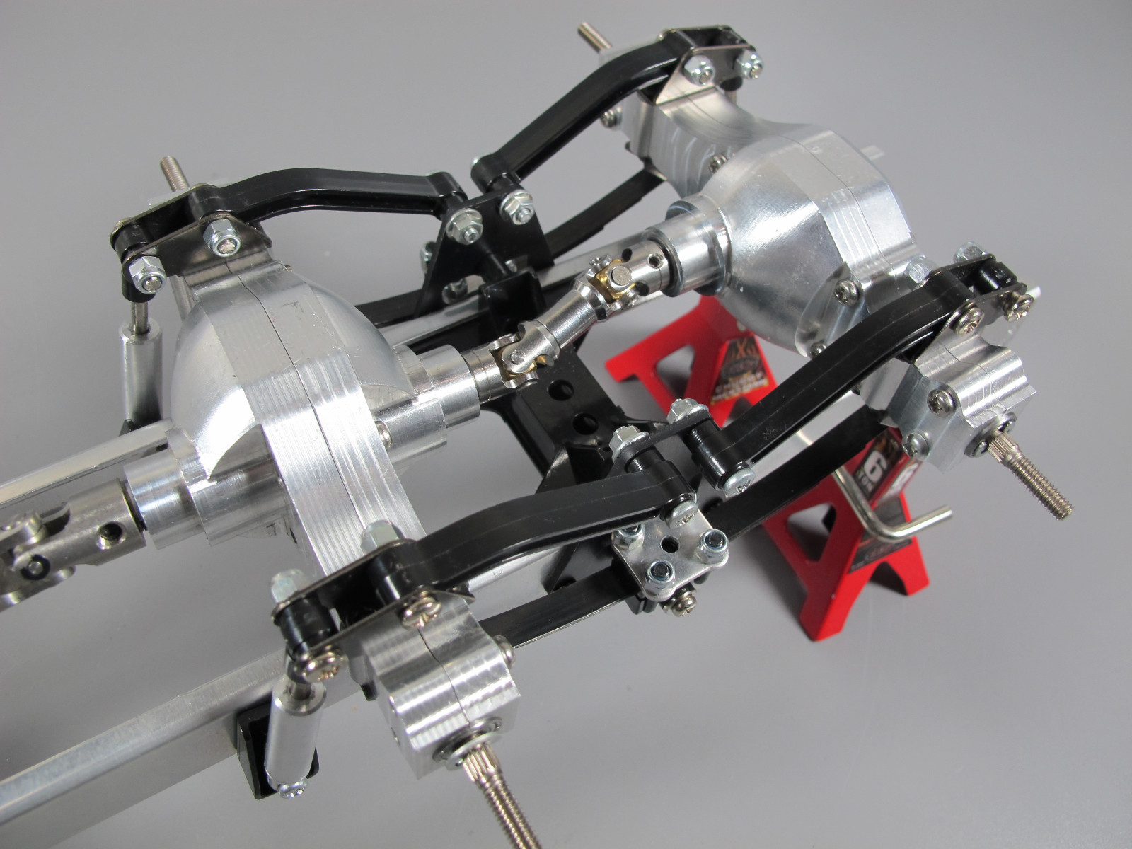 Rear + Mid Aluminum Axles Cover Housing Tamiya R/C 1/14 King Knight