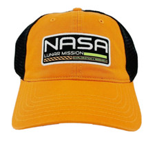 NASA Lunar Mission Dad Cap Astronaut Space Program Exploration Orange Cap NEW