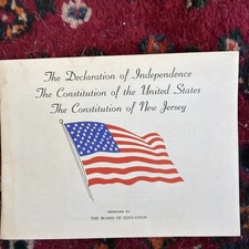 The Declaration of Independence, United States  New Jersey Constitution 6 X 5  