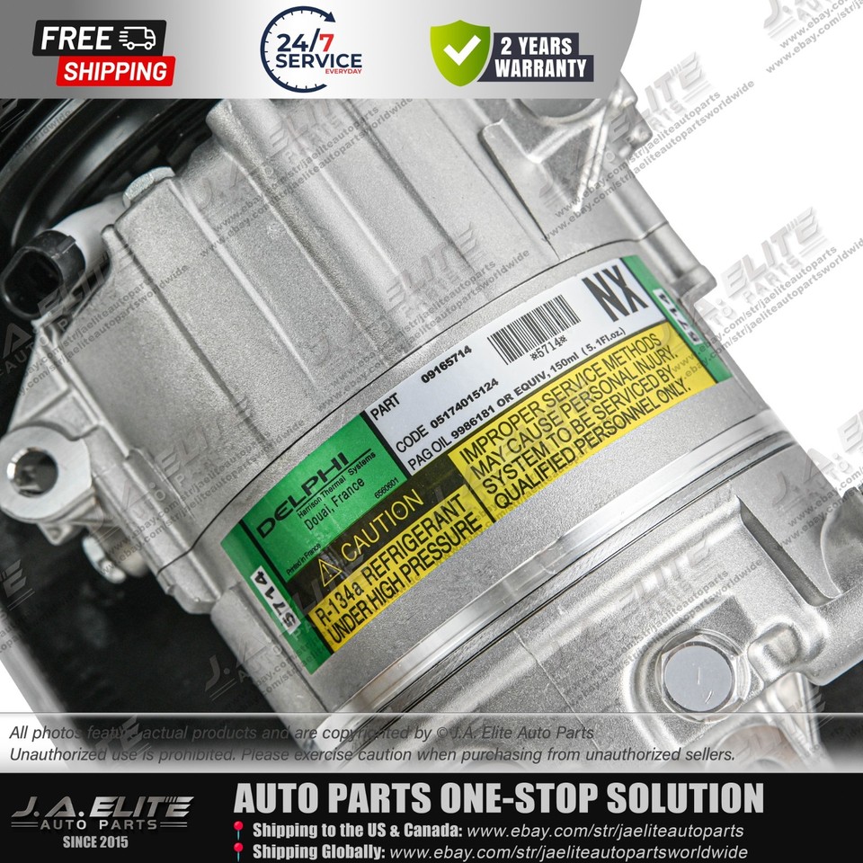 Genuine Delphi Air Conditioning Compressor for Maserati Quattroporte GT ...