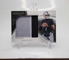 Geno Smith Signs Football Card and Autograph Deal with Panini America 19