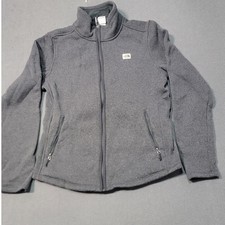 The North Face Mens Sweater Fleece Full Zip Jacket Size Medium Dark Gray