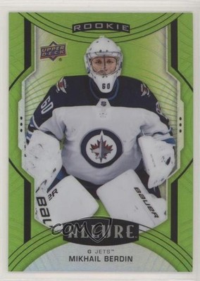 2020-21 Upper Deck Allure Sp Green Quartz /99 Mikhail Berdin #128 Rookie RC 8tn