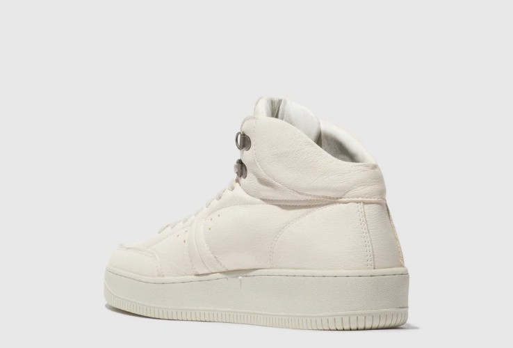 Fly London  BEAT514FLY Bio OFFWHITE Mens Leather Trainers Shoes UK 9/EU 43 image 6