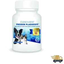 Clenz-a-dent 1.4 oz Oral Health Flakes – Fresh Breath & Clean Teeth for Pets