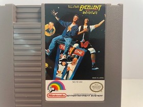 Bill & Ted's Excellent Video Game (Nintendo NES) Authentic Cleaned Tested