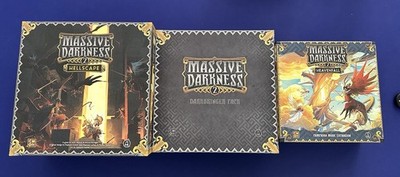 Riesiges Massive Darkness 2 Kickstarter Paket Eng