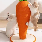Cat Scratch Post Cat Scratcher Post Bed Carrot Shape Universal Activity Center