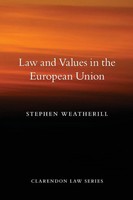 Law And Values In The European Union Stephen Weatherill Taschenbuch Englisch