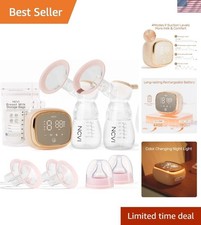 Quiet Double Electric Breast Pump with 8 Flanges  Essential Accessories