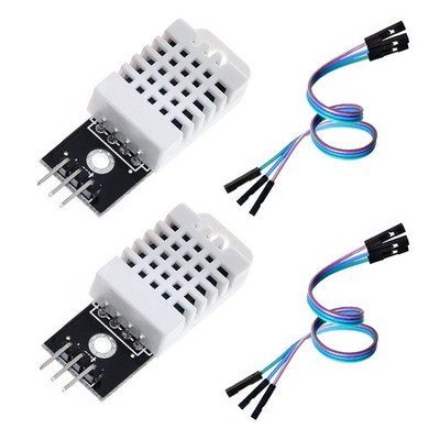 2 Stück Digital Temperatur und Luftfeuchtigkeit Sensor Modul Temperatur Luftfeuchtigkeit Monitor
