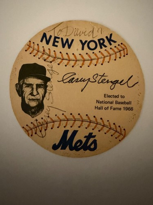#ad Vintage Casey Stengel Signed Autograph JSA HOF Mets Oddball Collectible $99.95