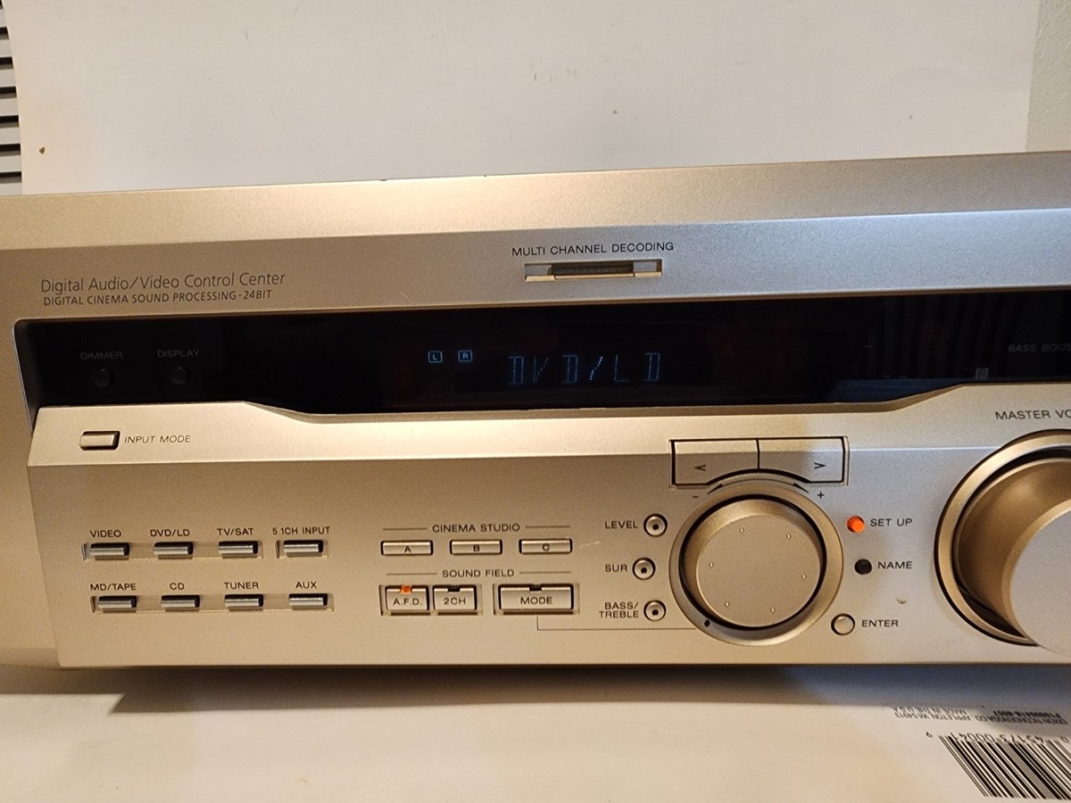 RARE VTG Sony STR-V535 Digital 5.1 Channel Av Receiver Gold. USA