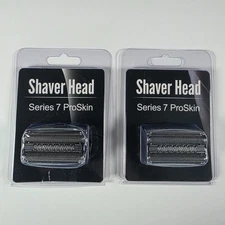 New Shaver Head Series 7 ProSkin Replacement Set Of Two