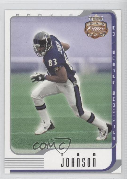 2002 Fleer Focus Jersey Edition Rookie 1765/1850 Ron Johnson #104 Rookie RC 0e3