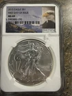 2015 SILVER EAGLE NGC MS69 FIRST DAY OF ISSUE