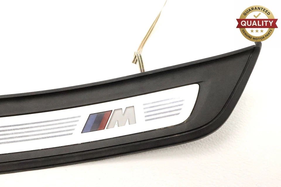 BMW 540i G30 2017-2023 puerta del pasajero derecho umbral placa de desgaste moldura OEM Foto 3 de 4