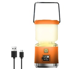 Portable LED Camping Lantern Light USB Rechargeable Lamp 1000LM Super Bright