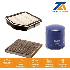 Air Cabin Engine Oil Filters (3 Total) Kit For 06-07 Lexus GS430 4.3L KFM-100222