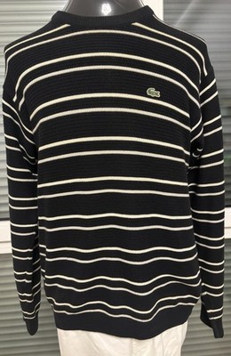 Lacoste HerrenPullover Schwarz Weiß Elegant, Sportlich, Stillvoll Größe 4