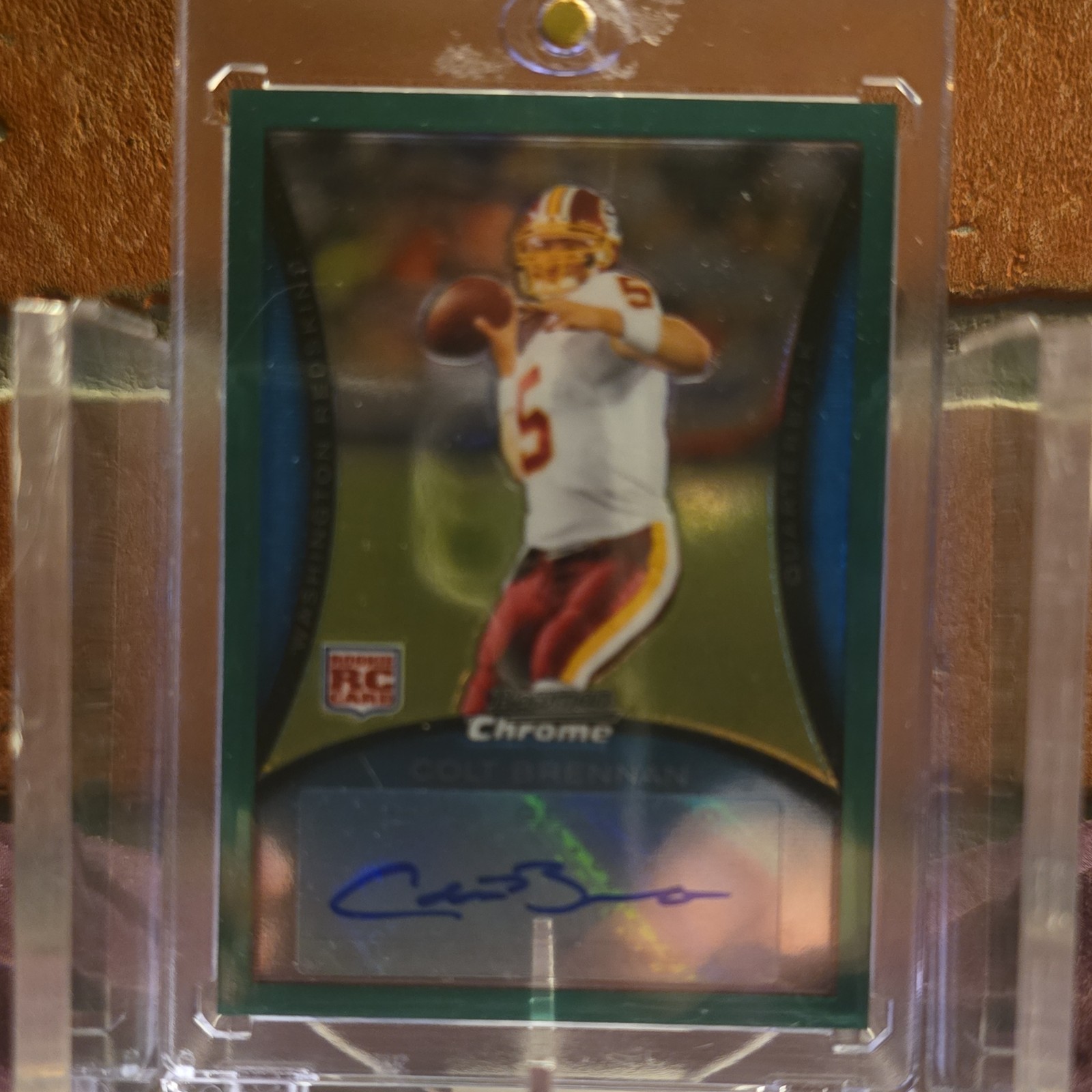 2008 COLT BRENNAN BOWMAN CHROME ROOKIE RC AUTOGRAPH AUTO 006/150 REDSKINS RIP