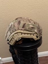 GN- 501 High Cut Ballistic Helmet Level IIIA+ Tan Large w/ Agilite Helmet Cover