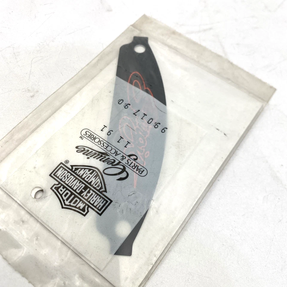 Placa de identificación de respaldo de pasajero Sturgis Sissy Bar 80-84 FXB fabricante original Harley 99017-90 Foto 4 de 4