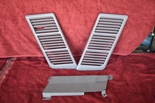 77-78 Datsun 280z Hood Vent Pair Drip Pan Oem Used Intact Studs X 8