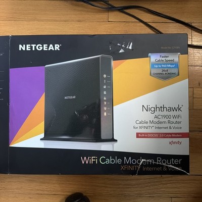 NEW NETGEAR Nighthawk C7100V AC1900 WiFi Cable Modem Router for Xfinity