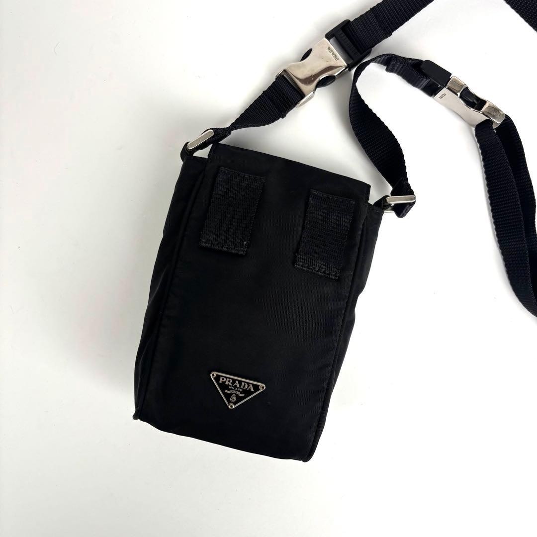 Excellent Condition PRADA 2way Shoulder Bag Smartphone Pouch Nylon