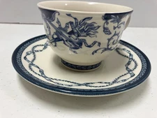 Queens The Royal Palace HRP  Historic Royal Palaces Cup and Saucer H R P       Q