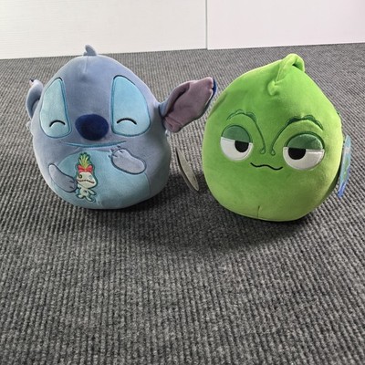 Disney Squishmallows Lot of 2 Stitch & Pascal Plush 9  Lilo and Stitch...