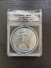 U.S. Mint 2018 American Silver Eagle $1 1oz .999 Silver ANACS MS70