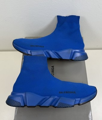 Size 42EU (9 US) - Balenciaga Speed Trainer   Blue   | Very Clean