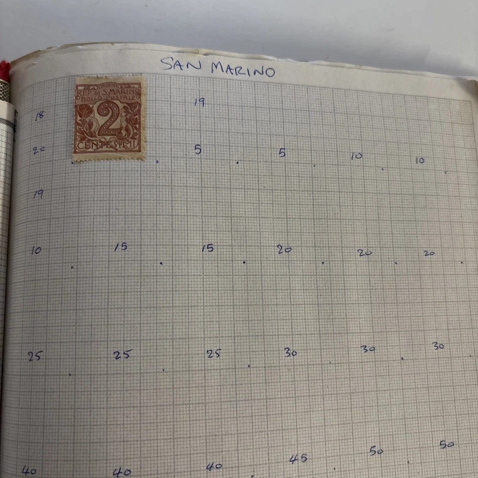 COLECCIÓN DE SELLOS DE SAN MARINO 1877-1971 EN ÁLBUM. £5 Foto 3 de 4