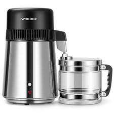 VIVOHOME Water Distiller Stainless Steel 4L BPA Free Countertop Machine for Home