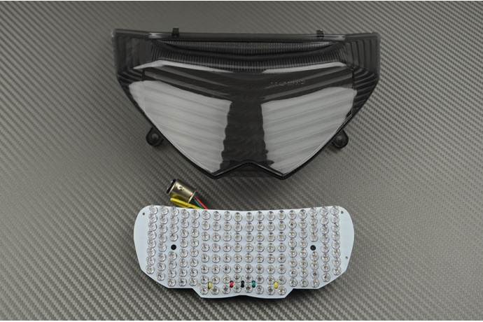 Feu stop LED fumé noir avec clignotants pour Suzuki Bandit 1250S