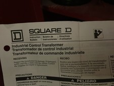 Square D 9070T5000D1 Industrial Control Transformer