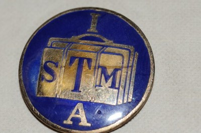 STM-IA Fraternal Organization Lapel Pin Gold Filled 1902 Historical NOS Old*****