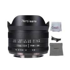 7artisans 7.5mm F2.8 II Fisheye Lens APS-C 190° Ultra Wide Angle Manual Fix
